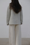 SWAYING/KNIT thick suit collar cardigan SW212SZ90 PS28